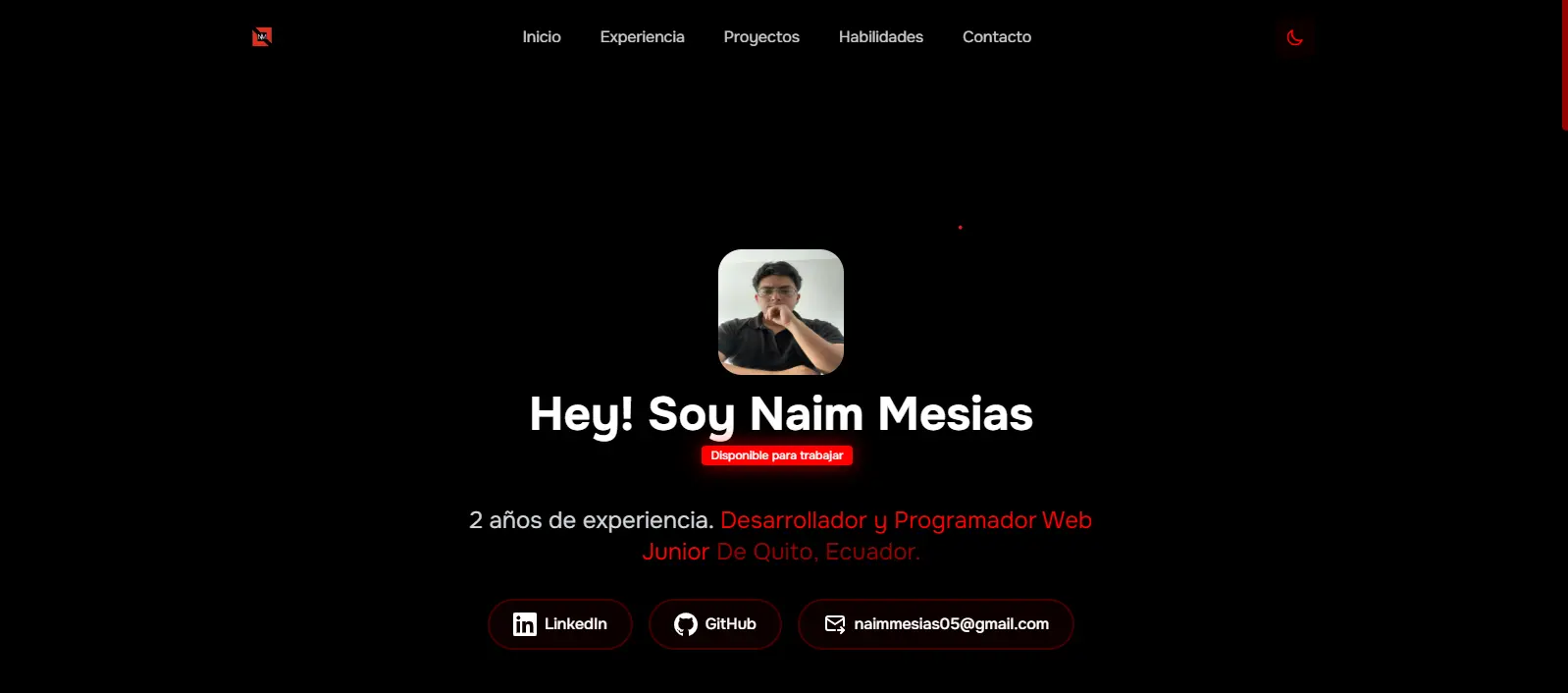 Imagen del proyecto Portafolio Personal